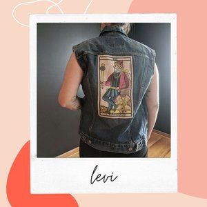 Modified Levi Jean Tarot Jacket size S